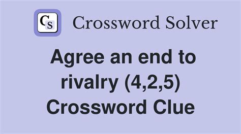 CONTENDED IN RIVALRY crossword clue .